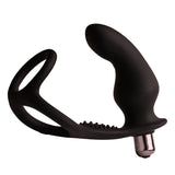 ROCKS-OFF - RO-ZEN RRO PLUG ANAL AVEC ANNEAU PÉNIS VIBRANT NOIR ROCKS-OFF