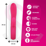 MORESSA - DUSTIN ASPIRATION CLITORIDIENNE ET VIBRATIONS PUISSANTES SILICONE PREMIUM RECHARGEABLE MORESSA