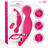 MORESSA - KIRK DUO ASPIRATION + MASSEUR MULTI-PERFORMANCES SILICONE PREMIUM RECHARGEABLE MORESSA