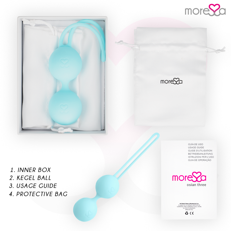 MORESSA - OSIAN TROIS SILICONE TURQUOISE PREMIUM MORESSA