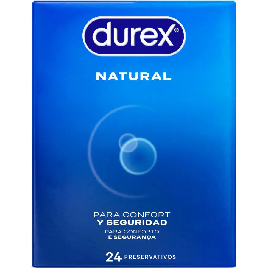 DUREX - PRÉSERVATIFS NATURELS 24 UNITÉS DUREX CONDOMS
