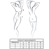 PASSION - ENSEMBLE SOUTIEN-GORGE + STRING RESILQUE BLANC L/XL PASSION WOMAN SETS