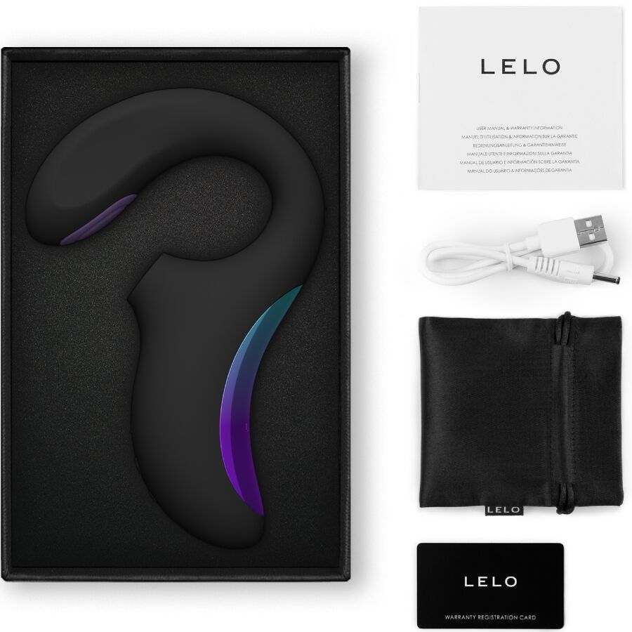 LELO ENIGMA Double Sonic noir - Stimulateur point G connecté - photo produit 3
