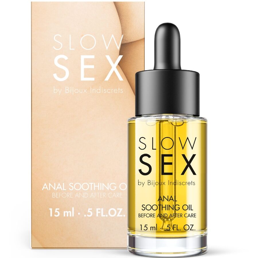 Bijoux Indiscrets Slow Sex - Huile anale apaisante 15 ml — vue 1
