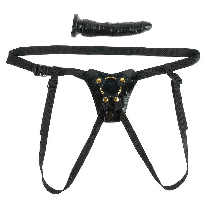 FETISH FANTASY GOLD - DESIGNER STRAP-ON FETISH FANTASY GOLD