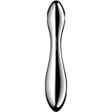 SATISFYER - PURE GRAVITY 2 GODEMICHET DOUBLE EXTRÉMITÉ EN ACIER INOXYDABLE SATISFYER DILDO