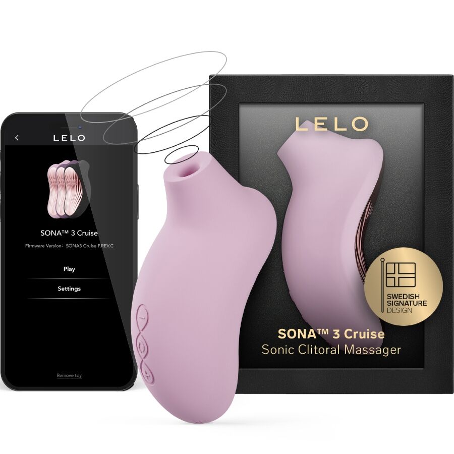 Stimulateur clitoridien connecté LELO SONA 3 Cruise rose pâle