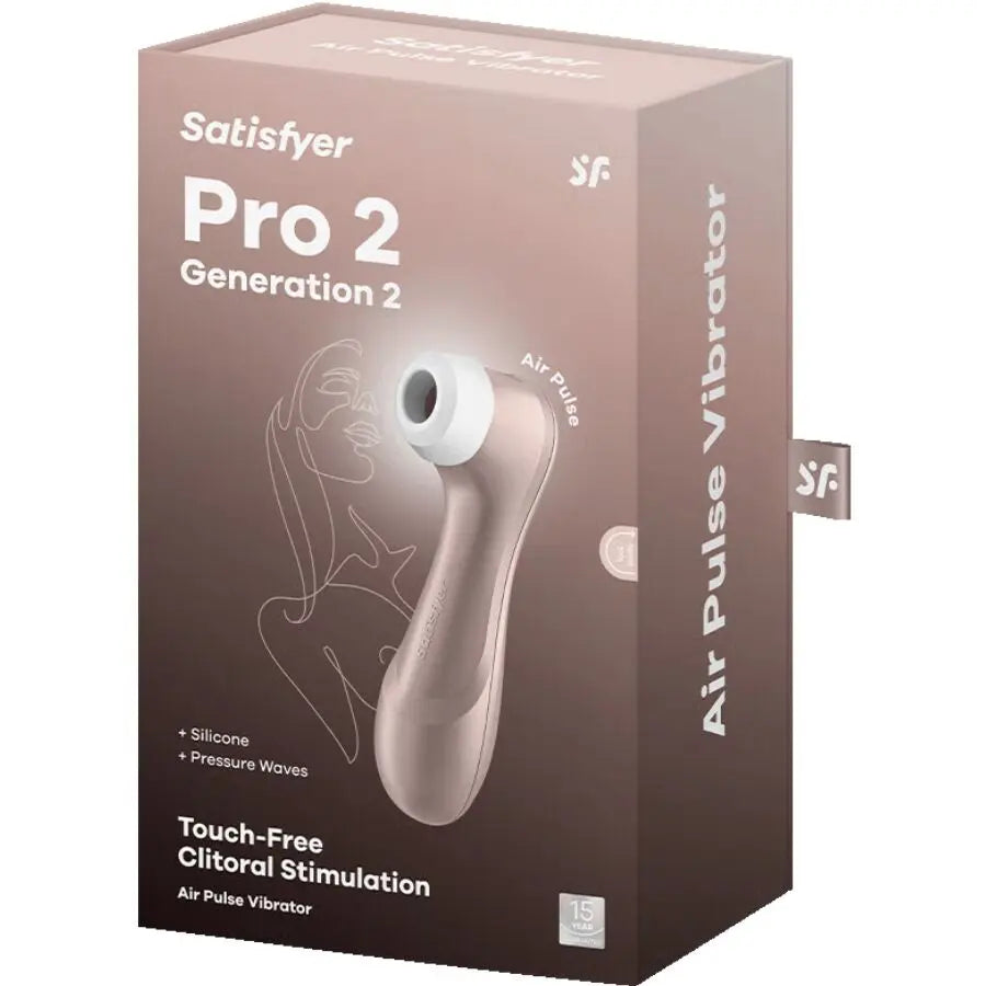 SATISFYER - PRO 2 NOUVELLE GÉNÉRATION 2 VIBRATEUR À IMPULSIONS D'AIR SATISFYER AIR PULSE