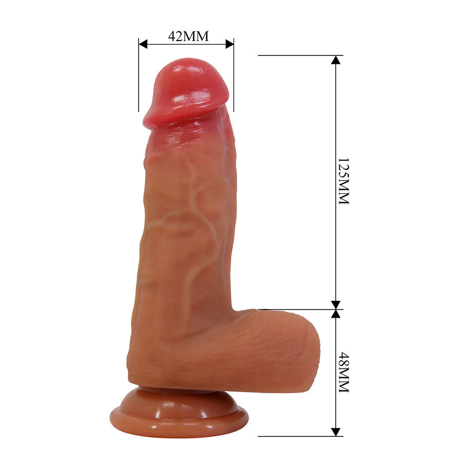 PRETTY LOVE - CURTIS GODEMICHET RÉALISTE AVEC VENTOUSE 17,3 CM -Ø- 4,2 CM DILDOS