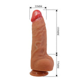 PRETTY LOVE - NAJM GODEMICHET RÉALISTE AVEC VENTOUSE 23,2 CM -Ø- 5,5 CM DILDOS