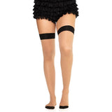 LEG AVENUE - 1963 BAS EN SPANDEX À COUTURE ARRIÈRE NOIRS - TAILLE UNIQUE LEG AVENUE HOSIERY