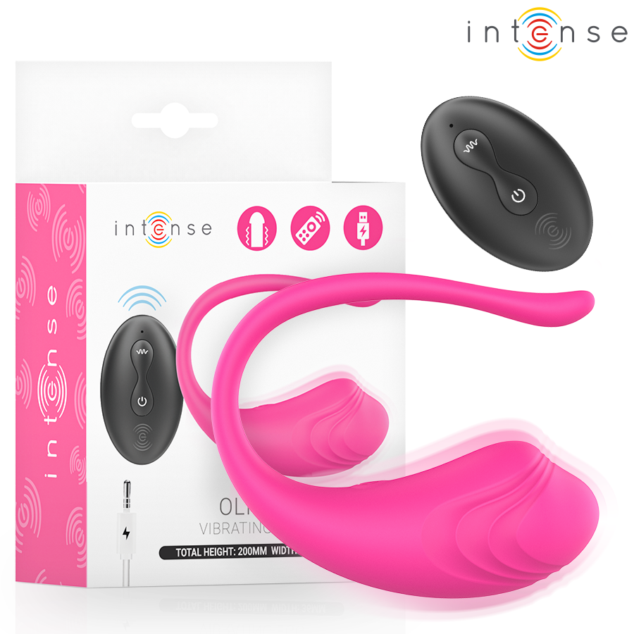 INTENSE - ŒUF VIBRANT OLIVIA PINK AVEC TÉLÉCOMMANDE INTENSE REMOTE CONTROL