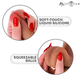 MR INTENSE - BRUCE S GODEMICHET EN SILICONE AVEC TESTICULES 17,8 CM -Ø- 4 CM MR. INTENSE DILDOS
