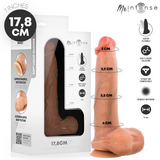 MR INTENSE - BRUCE S GODEMICHET EN SILICONE AVEC TESTICULES 17,8 CM -Ø- 4 CM MR. INTENSE DILDOS