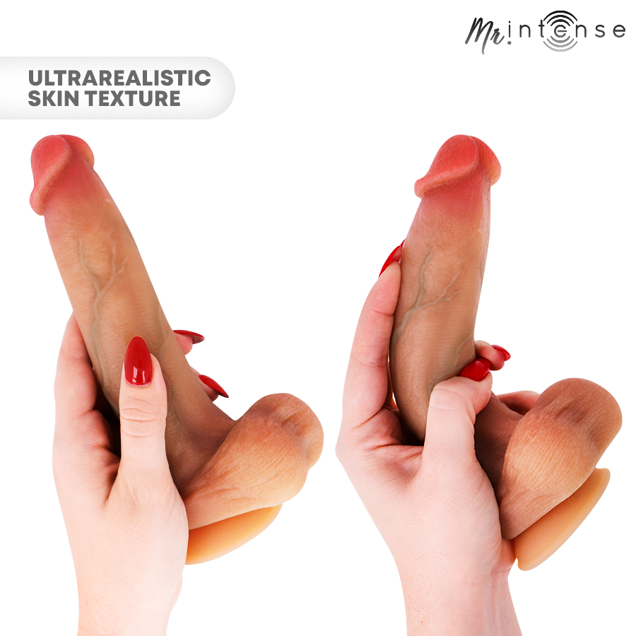 MR INTENSE - BRUCE M GODE EN SILICONE AVEC TESTICULES 20 CM -Ø- 4,5 CM MR. INTENSE DILDOS