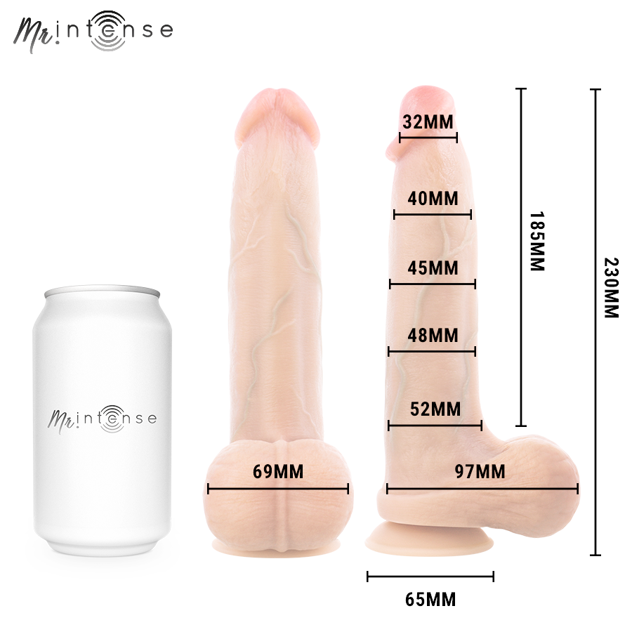 MR INTENSE - BRUCE L GODEMICHET EN SILICONE 23 CM -Ø- 5,2 CM MR. INTENSE DILDOS