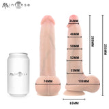 MR INTENSE - BRUCE XL GODEMICHET EN SILICONE AVEC TESTICULES 25,5 CM -Ø- 5,5 CM MR. INTENSE DILDOS