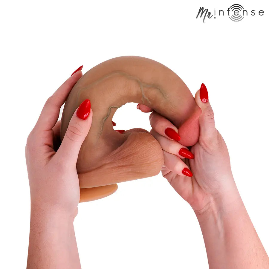 MR INTENSE - BRUCE XL GODEMICHET EN SILICONE AVEC TESTICULES 25,5 CM -Ø- 5,5 CM MR. INTENSE DILDOS