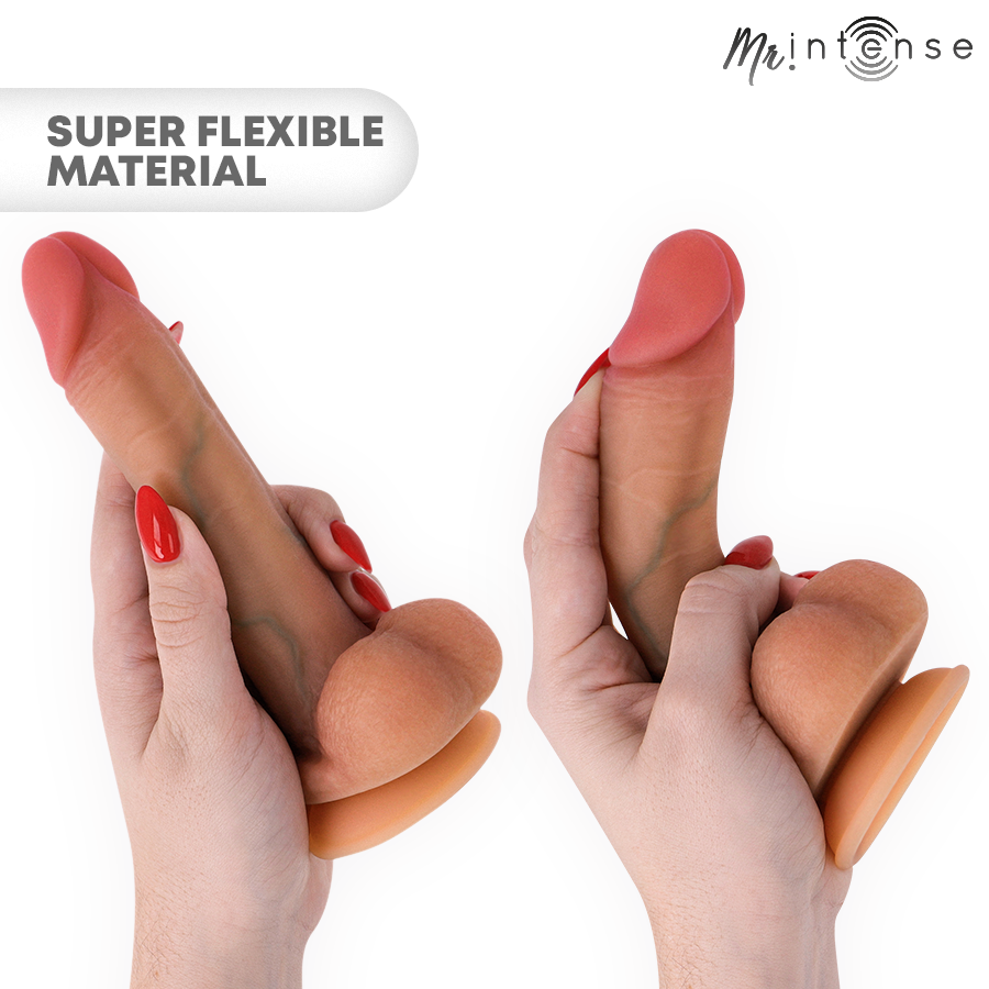 MR INTENSE - GARY S PÉNIS EN SILICONE ULTRA-RÉALISTE AVEC TESTICULES 17,8 CM -Ø- 4,2 CM MR. INTENSE DILDOS