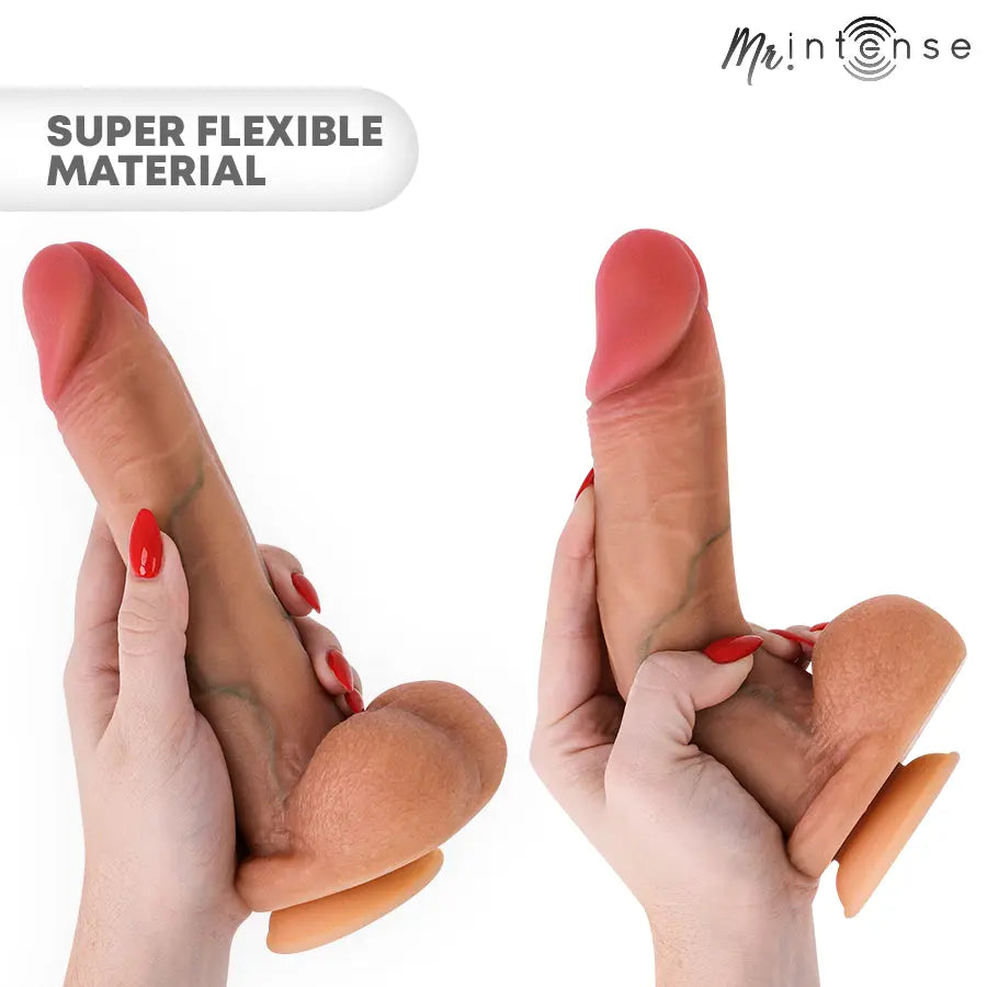 MR INTENSE - GARY L PÉNIS EN SILICONE ULTRA-RÉALISTE AVEC TESTICULES 23 CM - Ø 4,7 CM MR. INTENSE DILDOS