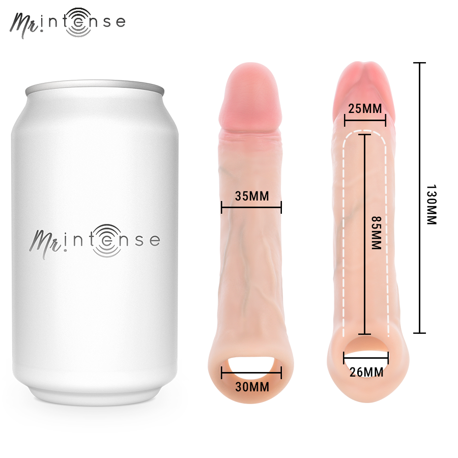MR INTENSE - SIMON S PROTECTION PÉNALE EN SILICONE 13 CM -Ø- 4 CM MR. INTENSE PENIS ACCESSORIES
