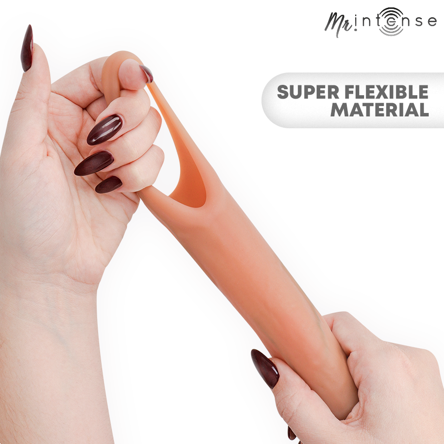 MR INTENSE - ARNOLD L VIBRATEUR MANCHON PÉNIS EN SILICONE AVEC TÉLÉCOMMANDE 16 CM -Ø- 4,5 CM MR. INTENSE PENIS ACCESSORIES