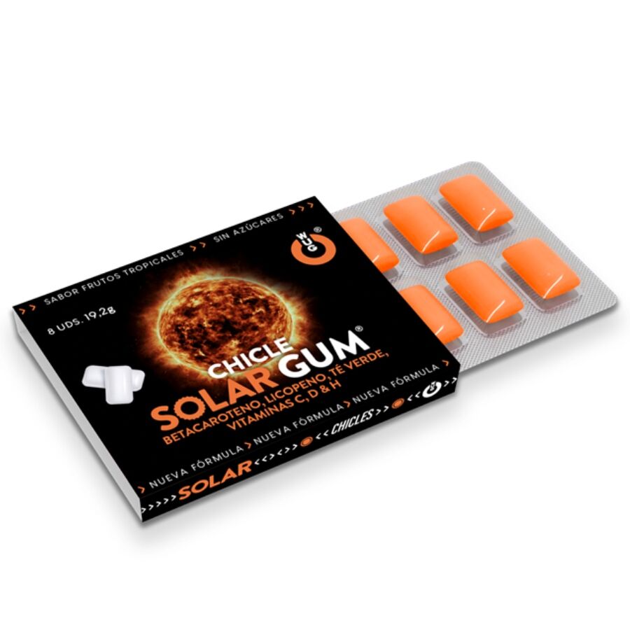 WUG GUM - SOLAR  BRONZAGE SOLAIRE À LA GOMME 1 X 8 UNITÉS WUG GUM