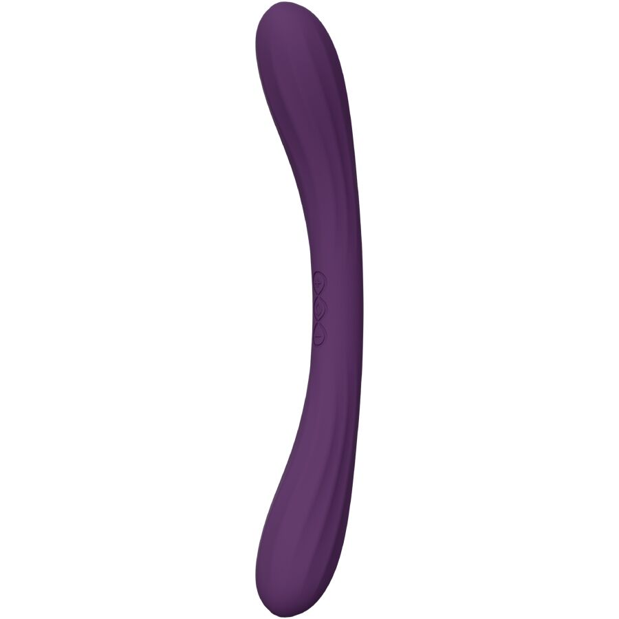 LELO - BOOMERANG VIBRATEUR À DOUBLE EXTRÉMITÉ VIOLET LELO