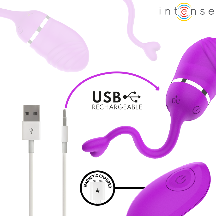 INTENSE - SOOKIE ŒUF VIBRANT À TÉLÉCOMMANDE VIOLET INTENSE REMOTE CONTROL