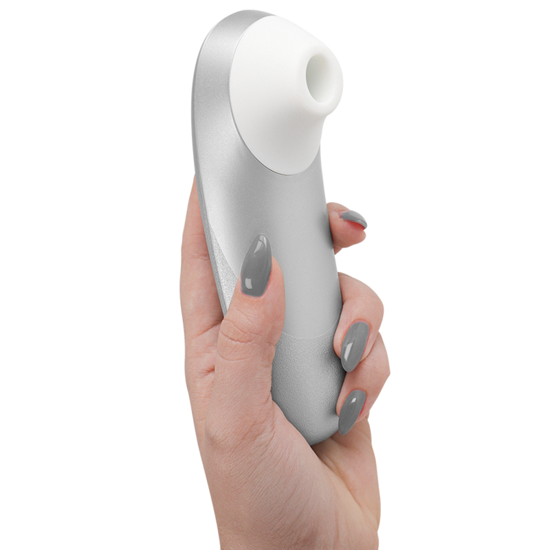 WOMANIZER - STIMULATEUR CLITORIAL VIBRANT PRO GRIS ARGENTÉ WOMANIZER