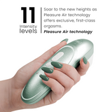 WOMANIZER - STIMULATEUR CLITORIAL PRO VIBRANT VERT SAUGE WOMANIZER