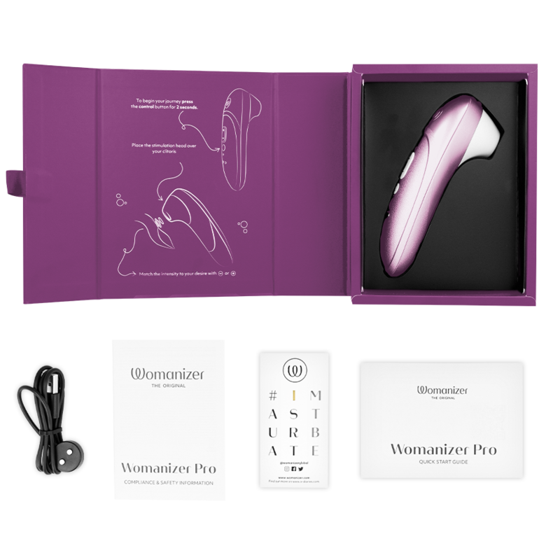 WOMANIZER - STIMULATEUR CLITORIAL PRO VIBRANT LILAS WOMANIZER