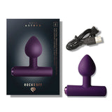 ROCKS-OFF - MINI BAGUETTE RECHARGEABLE 16 FONCTIONS ROSE PIVOINE ROCKS-OFF