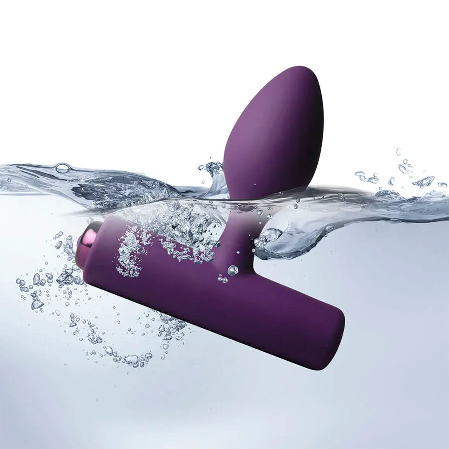 ROCKS-OFF - MINI BAGUETTE RECHARGEABLE 16 FONCTIONS ROSE PIVOINE ROCKS-OFF