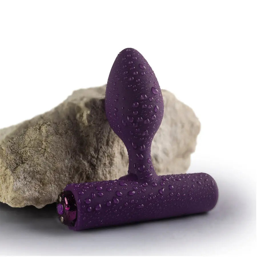 ROCKS-OFF - MINI BAGUETTE RECHARGEABLE 16 FONCTIONS ROSE PIVOINE ROCKS-OFF