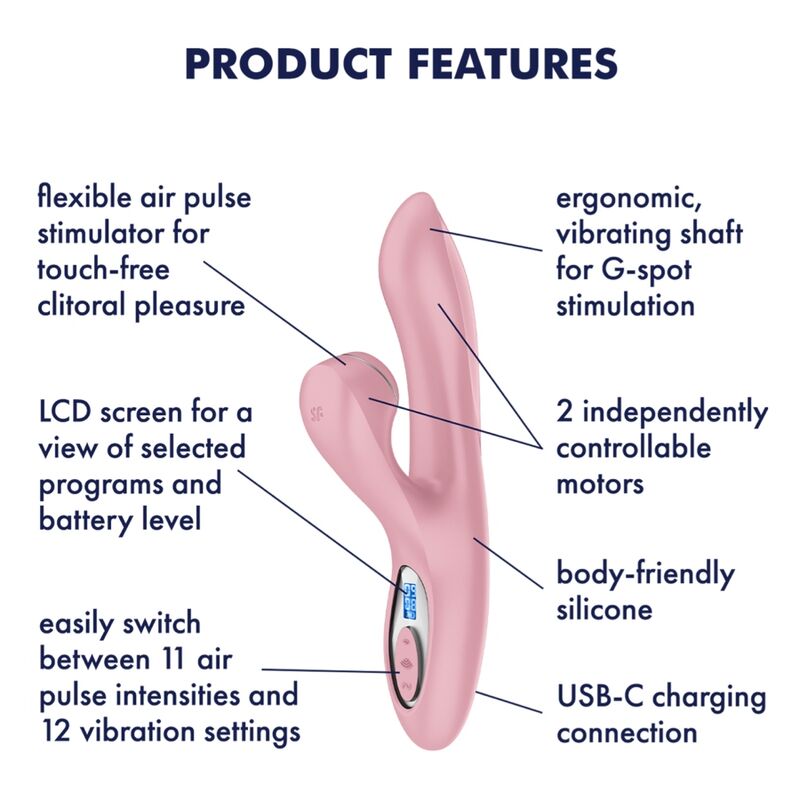 SATISFYER - PRO G-SPOT LAPIN ÉDITION 2020 SATISFYER AIR PULSE