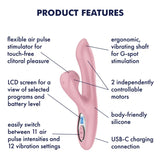 SATISFYER - PRO G-SPOT LAPIN ÉDITION 2020 SATISFYER AIR PULSE