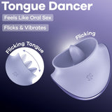 SATISFYER - TONGUE DANCER STIMULATEUR CLITORIAL AVEC VIBRATIONS ET PULSATIONS LILAS SATISFYER VIBRATOR