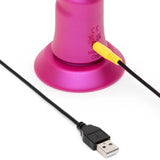 ROMP - JIGGLE VIBRATEUR À VENTOUSE ROSE, AVEC MOUVEMENTS DE HAUT EN BAS ROMP