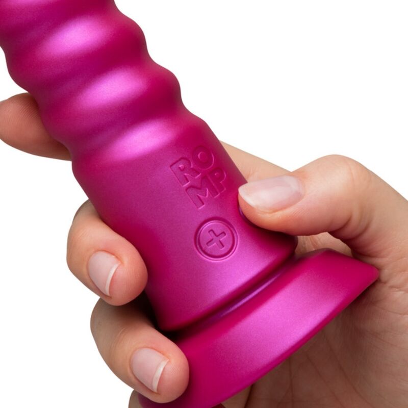 ROMP - JIGGLE VIBRATEUR À VENTOUSE ROSE, AVEC MOUVEMENTS DE HAUT EN BAS ROMP