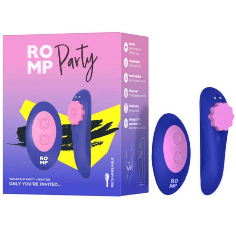 ROMP - Culotte vibrante magnétique en silicone avec télécommande ROMP
