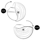 ROMP - ANTITUDE DE SUCCION CLITORIELLE ROTATIVE AVEC OUVERTURE ET FERMETURE ROTATIVES ROMP