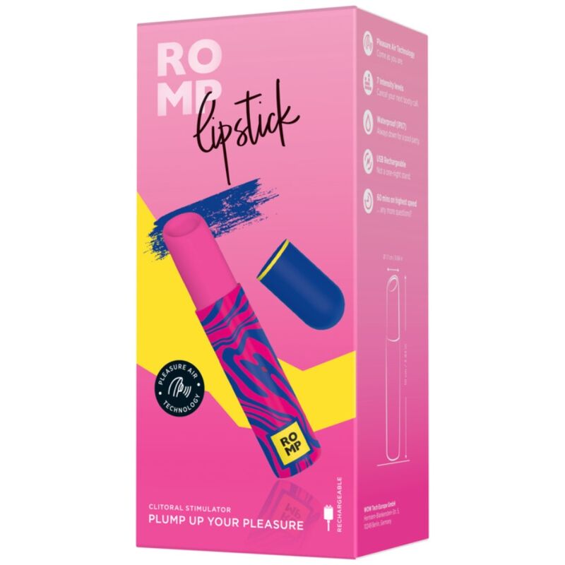 ROMP - ROUGE À LÈVRES STIMULANT LE CLITORIS 7 NIVEAUX ROMP