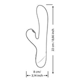 ROMP - PULSE VIBRATEUR DOUBLE POINT G RABBIT BLEU ÉLECTRIQUE ROMP