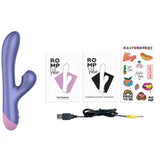 ROMP - PULSE VIBRATEUR DOUBLE POINT G RABBIT BLEU ÉLECTRIQUE ROMP
