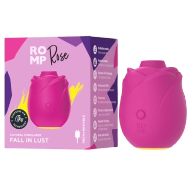 ROMP - ROSE OUTIL DE SUCCION CLITORIDIENNE EN FORME DE ROSE ROMP