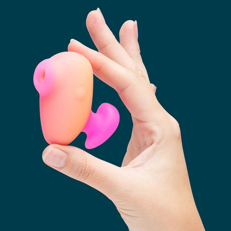 ROMP - KISS VIBRATEUR À DOIGTS RECHARGEABLE À SUCCION CLITORIALE ROMP
