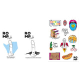 ROMP - PICCOLO GODEMICHET EN SILICONE AVEC VENTOUSE TRICOLORE 14 CM ROMP