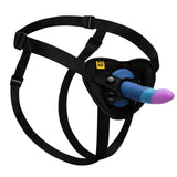 ROMP - PICCOLO GODEMICHET EN SILICONE AVEC VENTOUSE TRICOLORE 14 CM ROMP