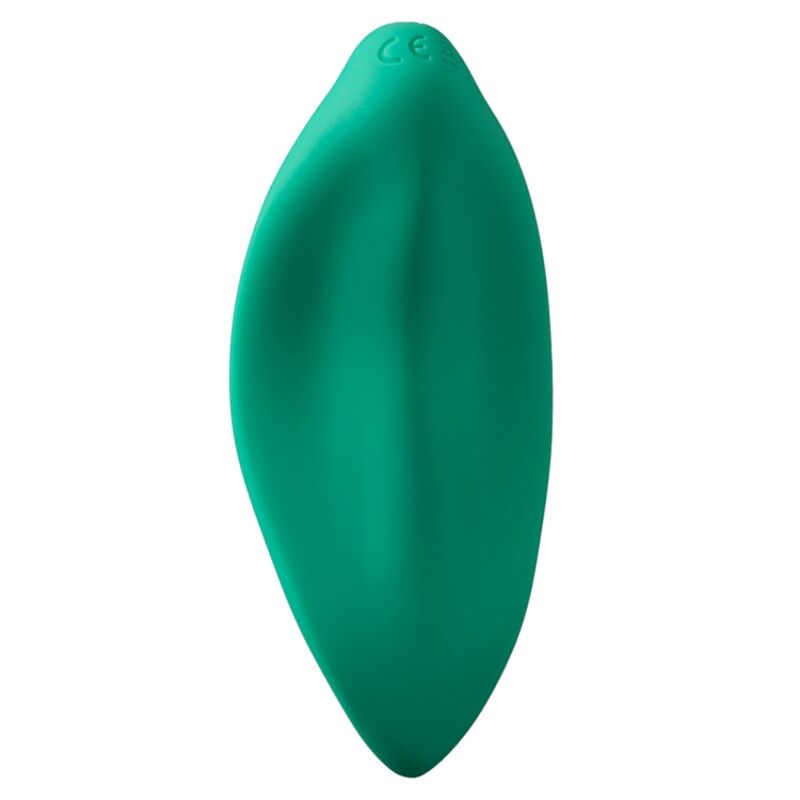 ROMP - VIBRATEUR WAVE STIMULATEUR CLITORIAL FORME ERGONOMIQUE VERT D'EAU ROMP
